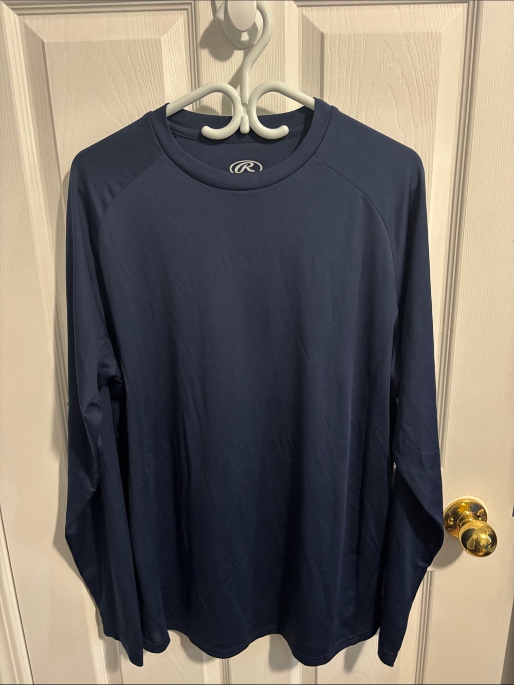 Rawlings Navy Blue Long-Sleeve Athletic Tee